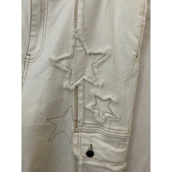 Cute Oli & Hali White Denim Jeans with Stars - Picture 2 of 13